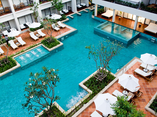 ■バンタイビーチホテル2泊+選べるバンコク1泊　3泊5日◆
